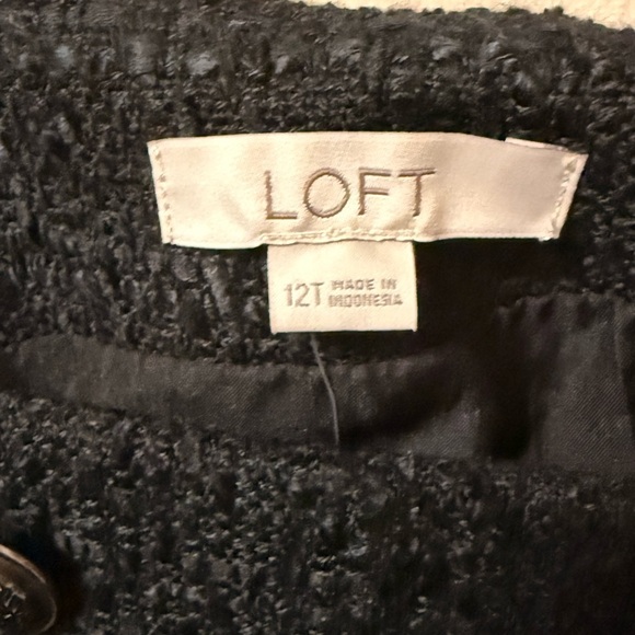 LOFT Black Mini Skirt - Picture 3 of 5
